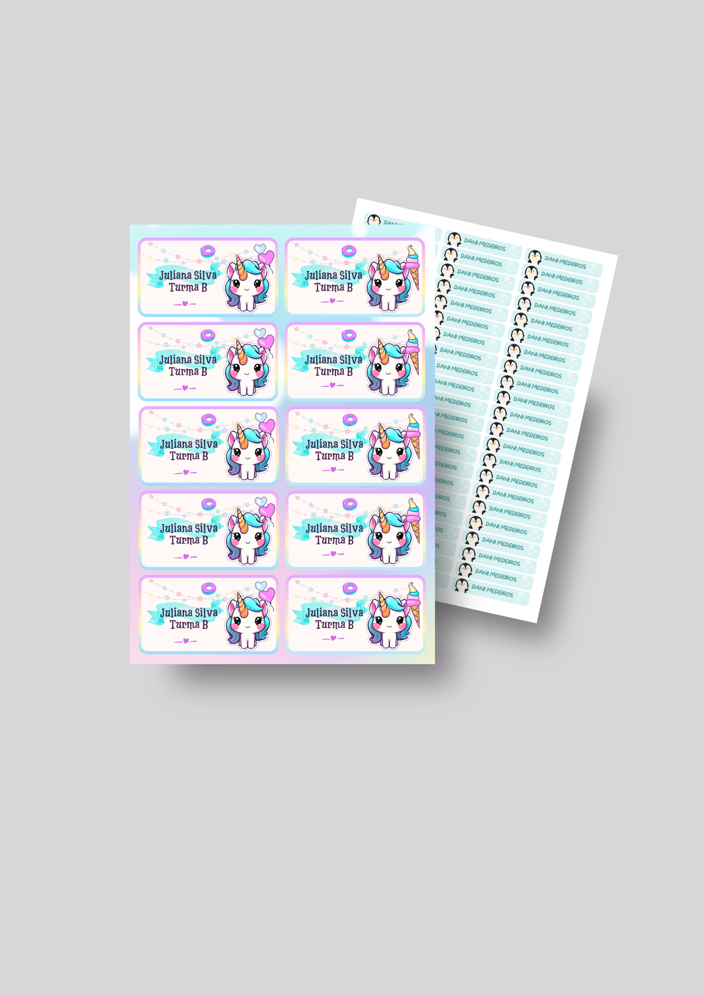 Etiquetas Escolares Personalizadas