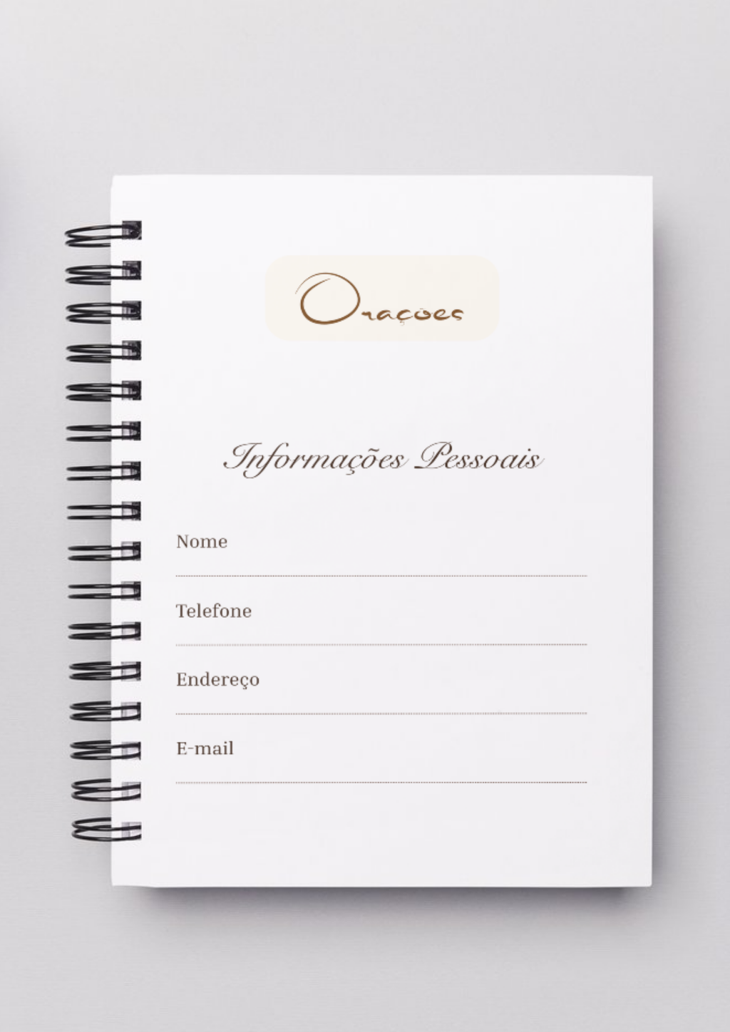 Planner Devocional 2026 -  Seja Forte e Corajoso