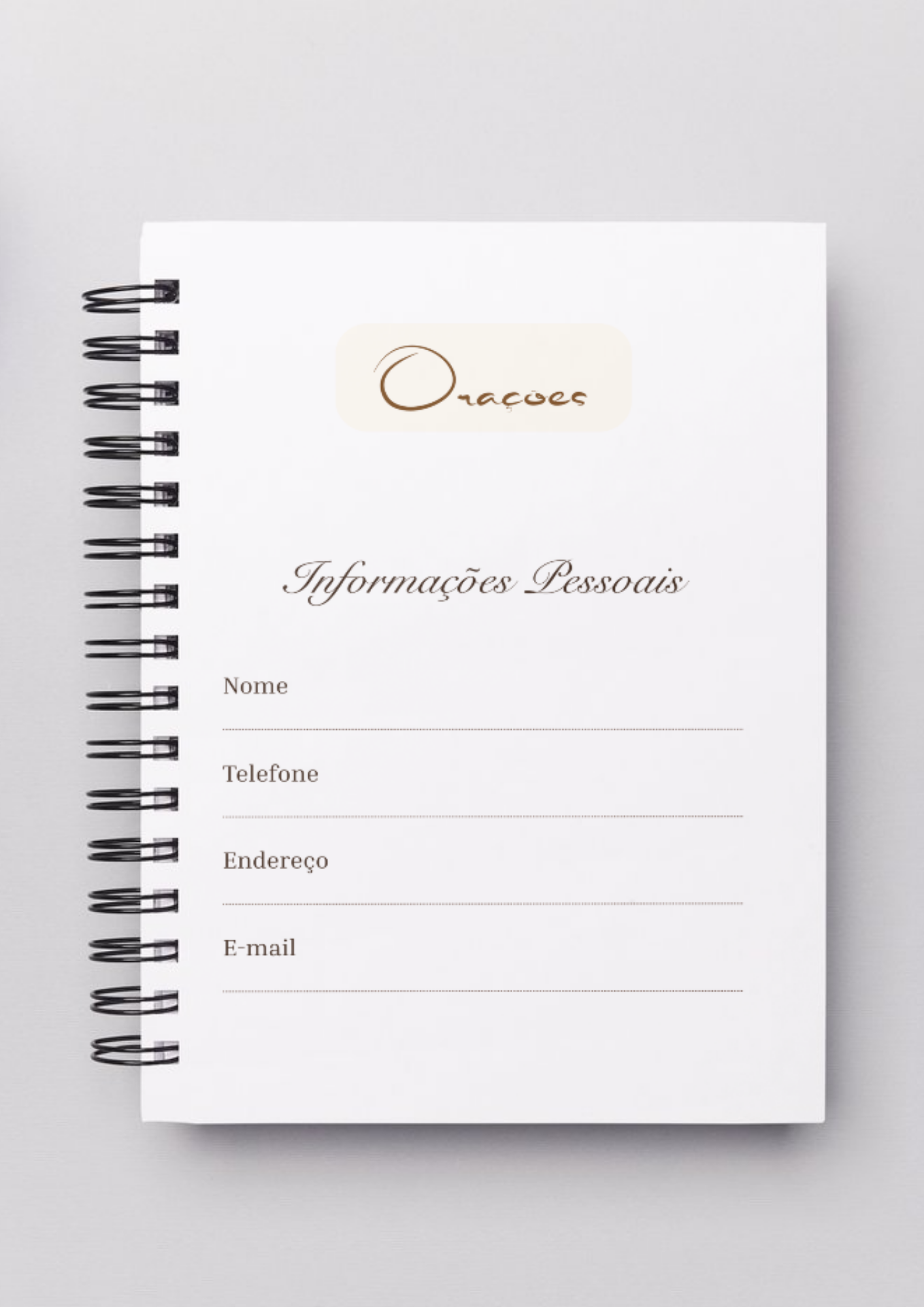 Planner Devocional 2026 -  Seja Forte e Corajoso