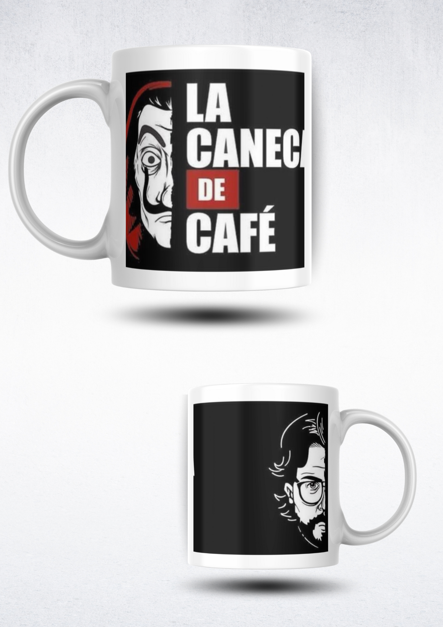 Caneca Cerâmica 325ml Séries e Filmes