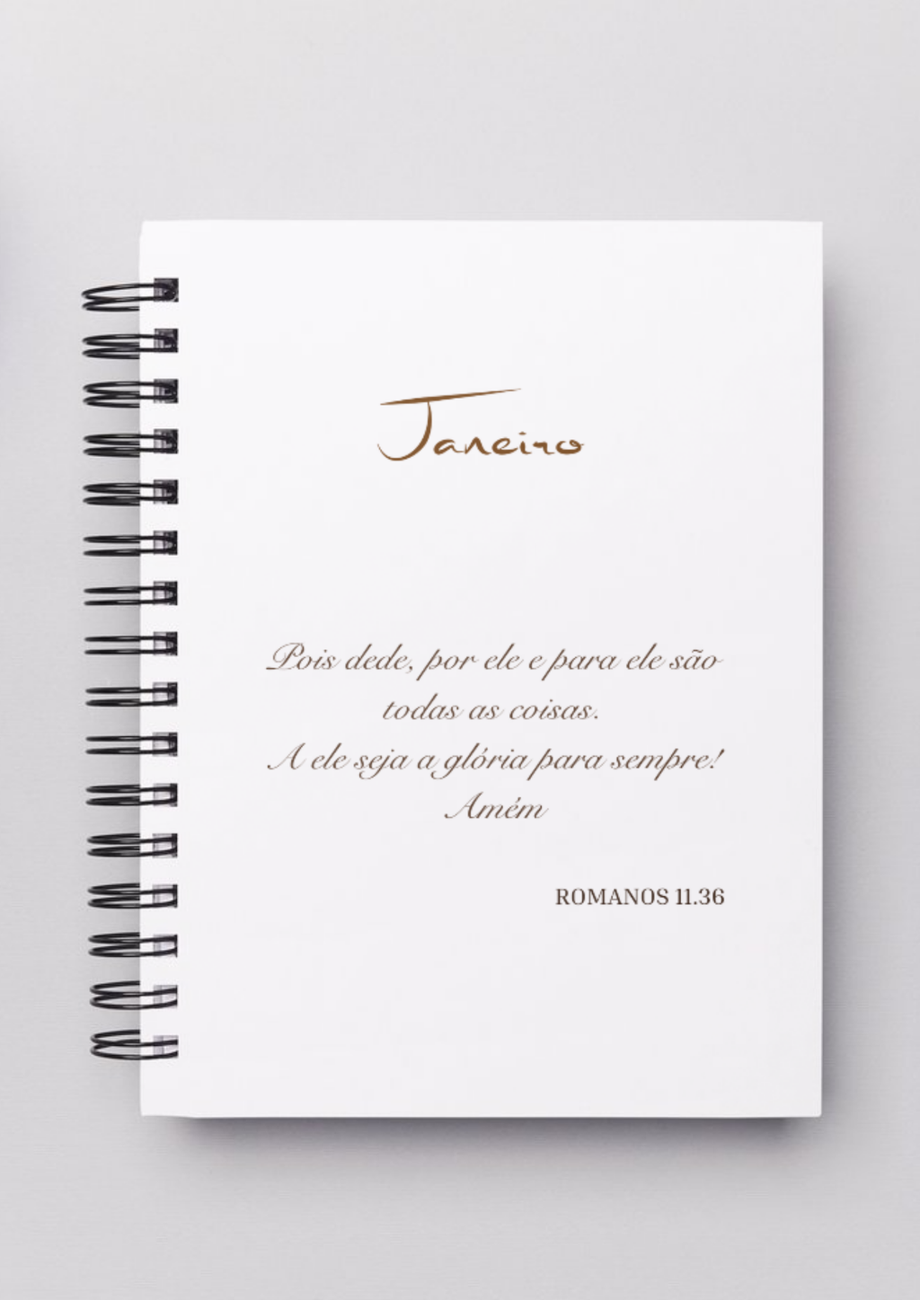 Planner Devocional 2026 -  Seja Forte e Corajoso