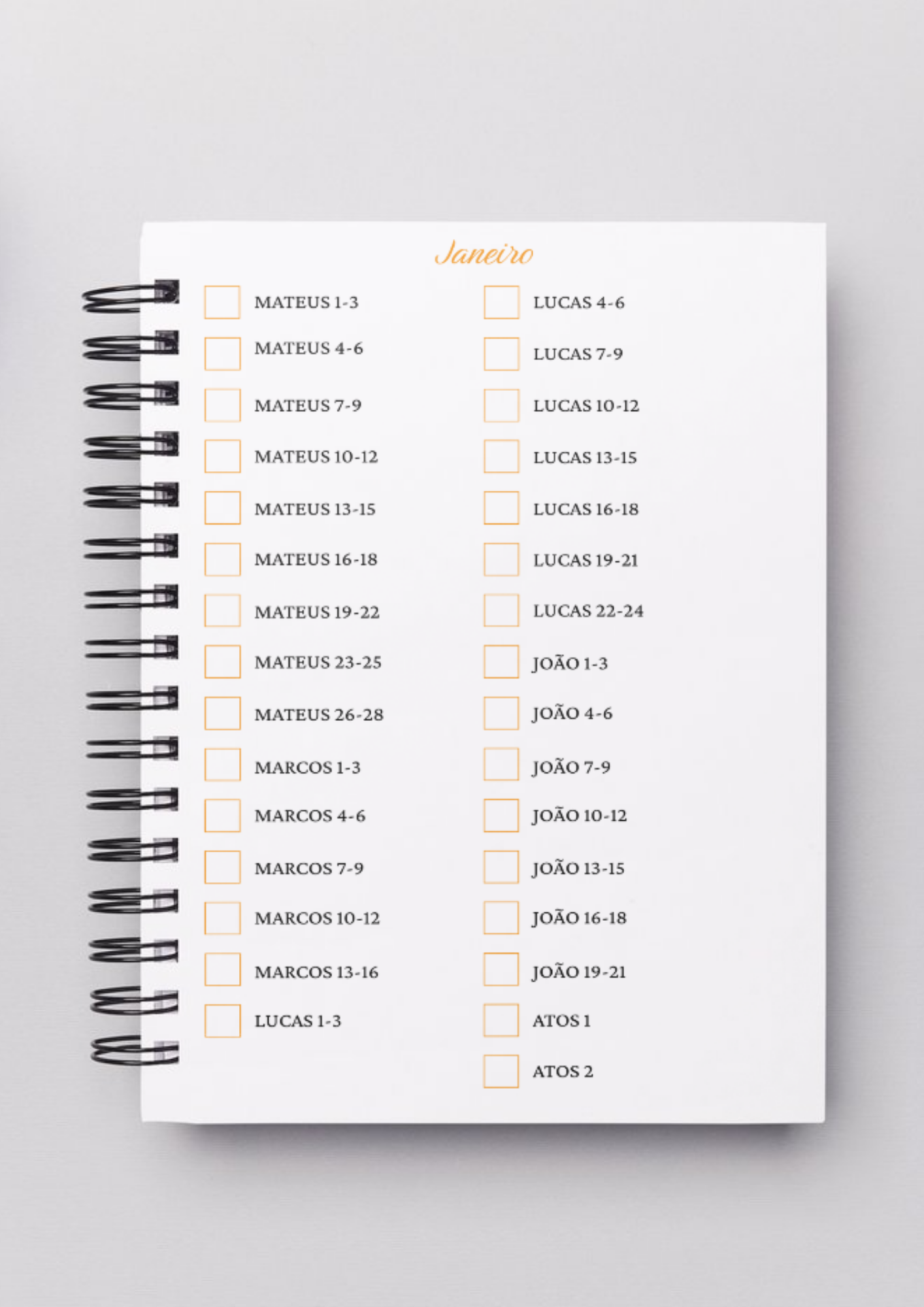 Planner Devocional 2026 -  Filho do Rei