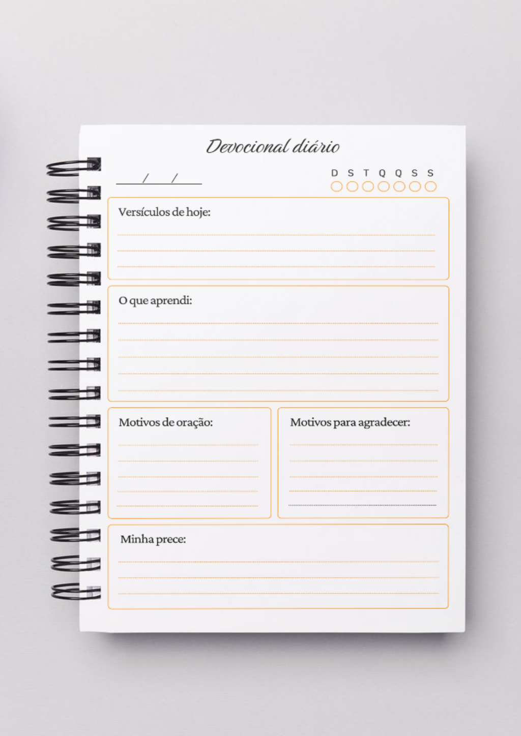 Planner Devocional 2026 -  Filho do Rei