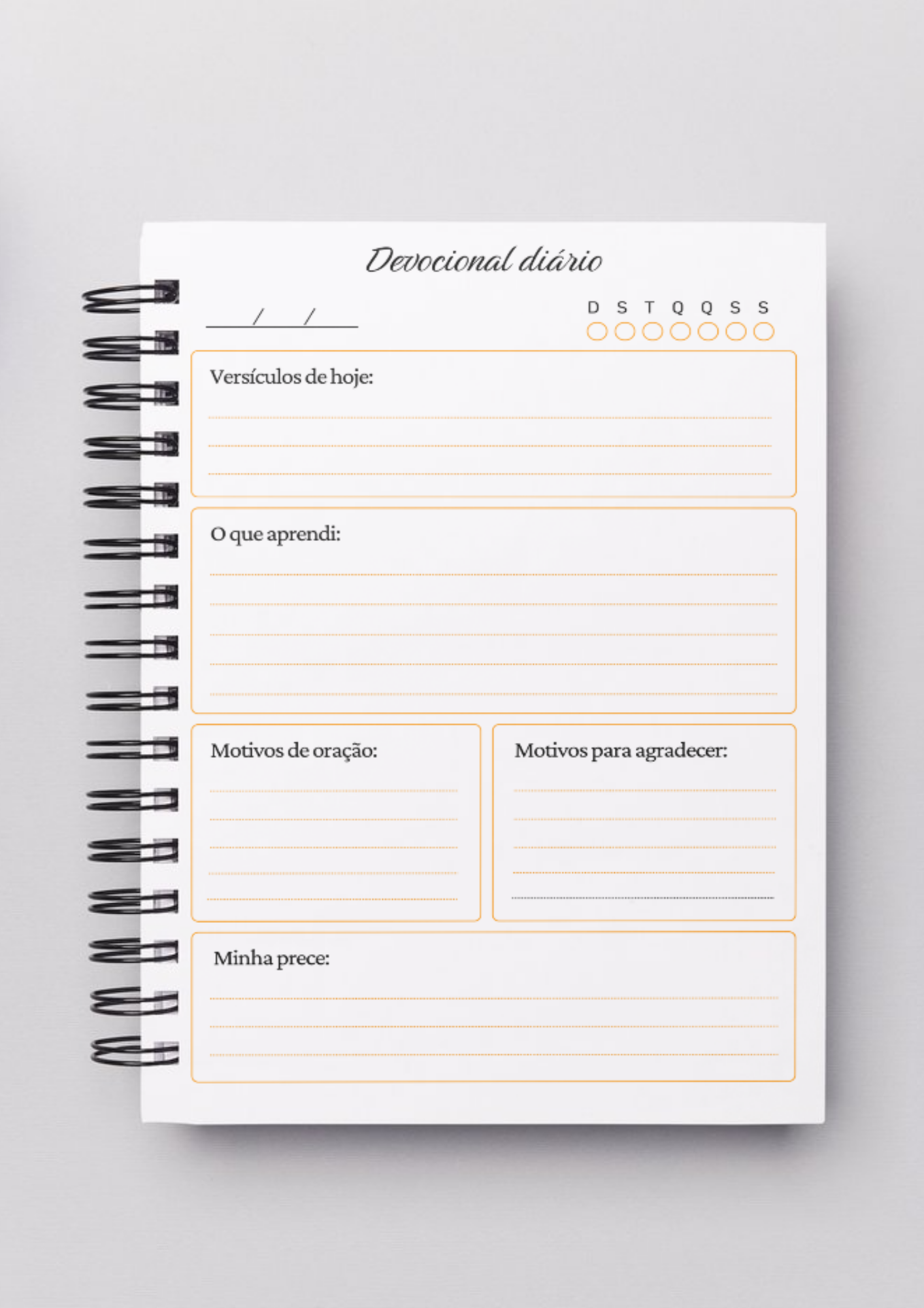 Planner Devocional 2026 -  Filho do Rei