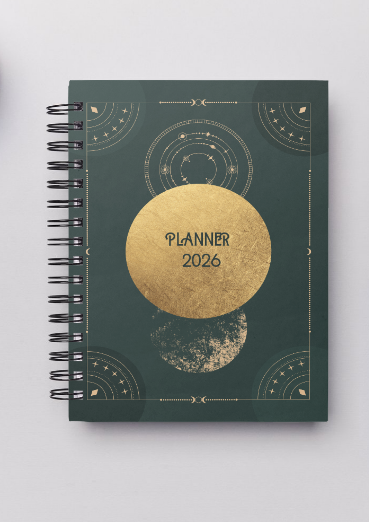 Planner Diário A5 2026 - Místico