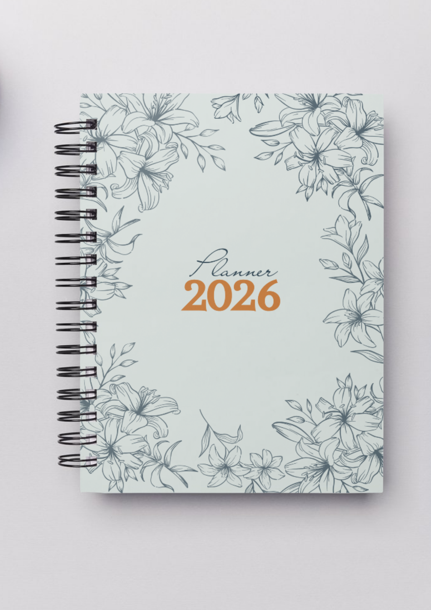 Planner Diário A5 2026 - Floral