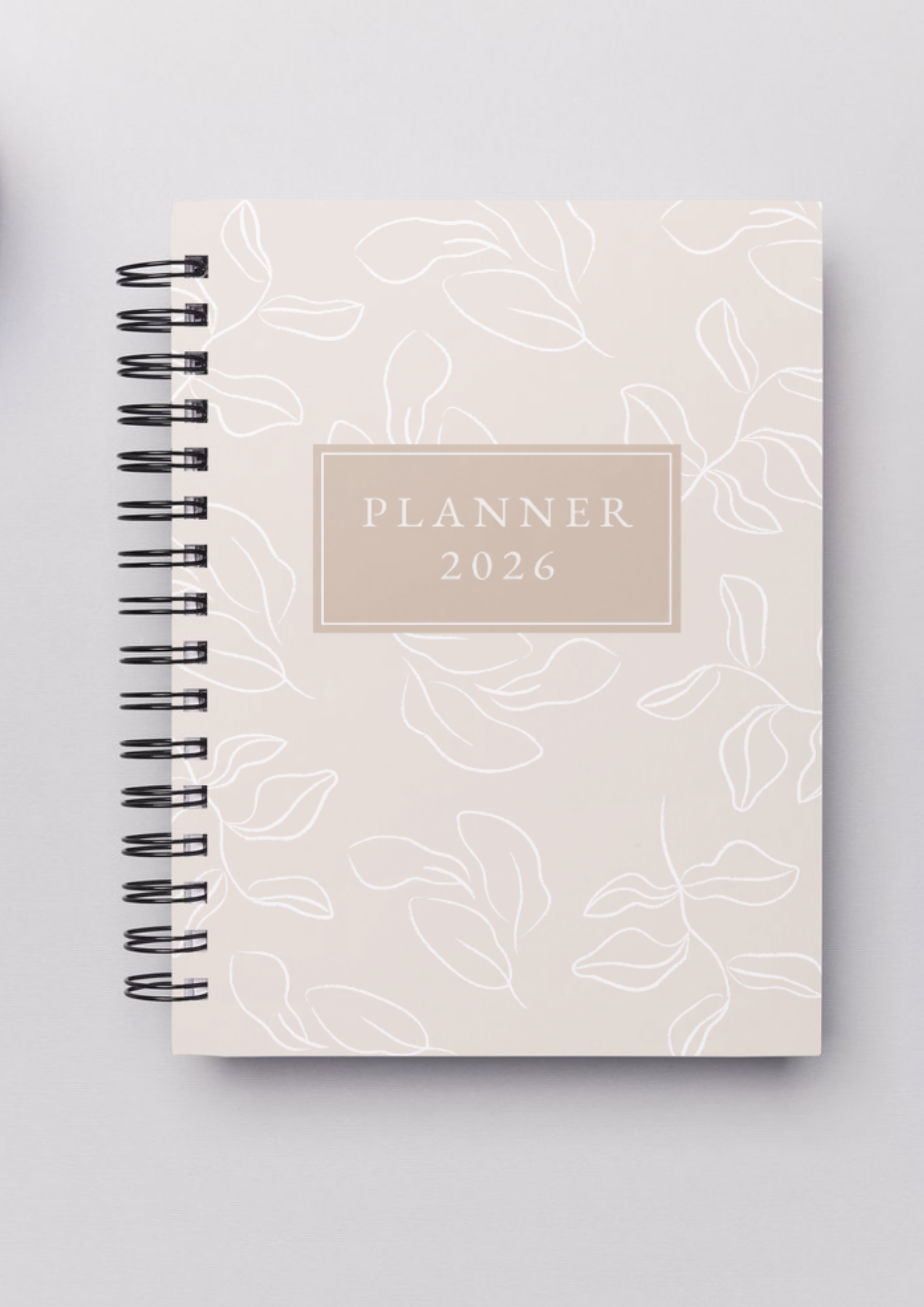 Planner Diário A5 2026 - Floral