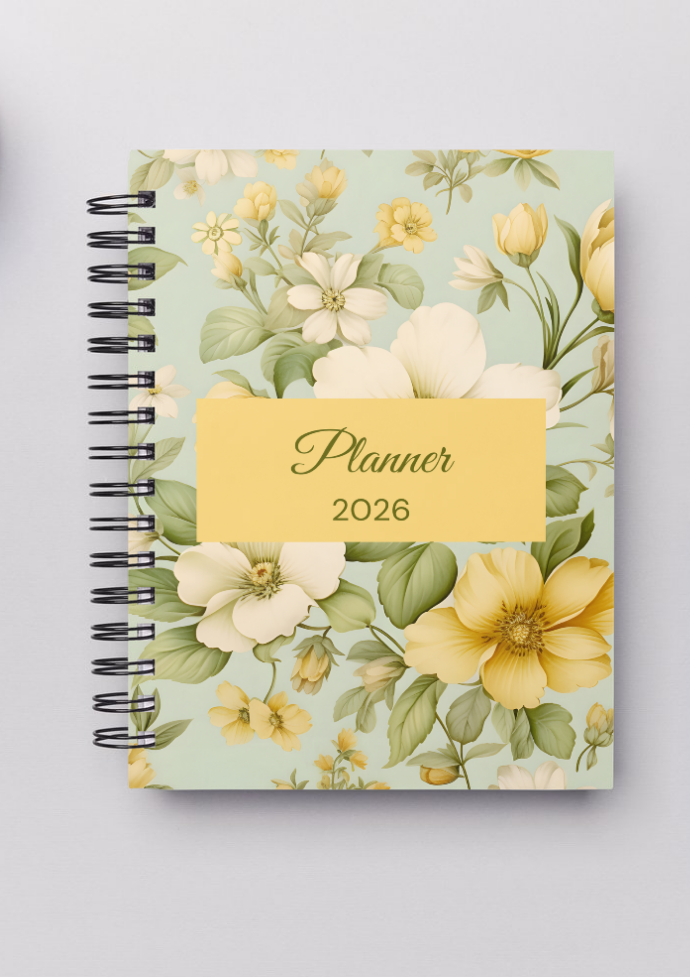 Planner Diário A5 2026 - Floral