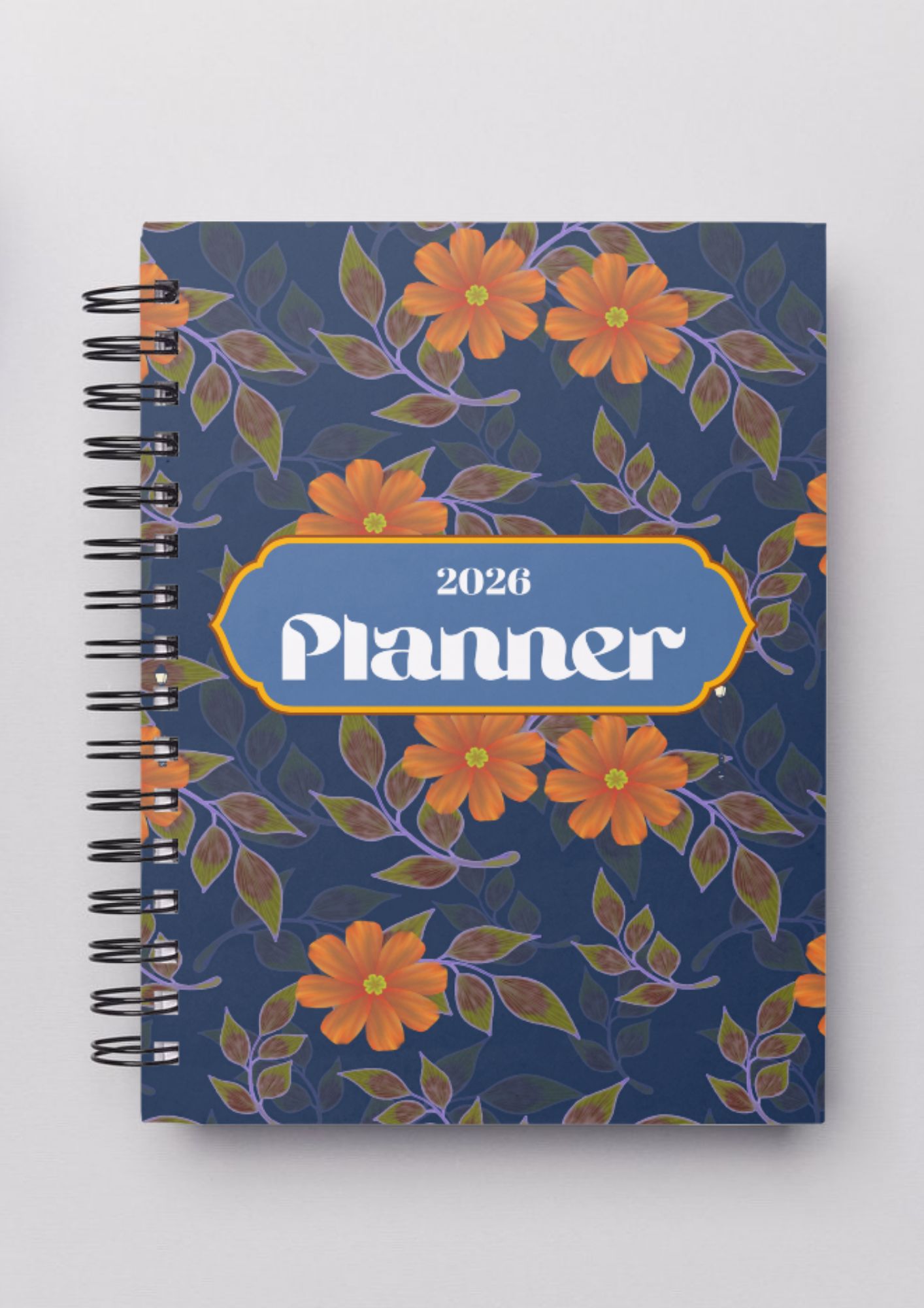 Planner Semanal A5 2026 - Floral