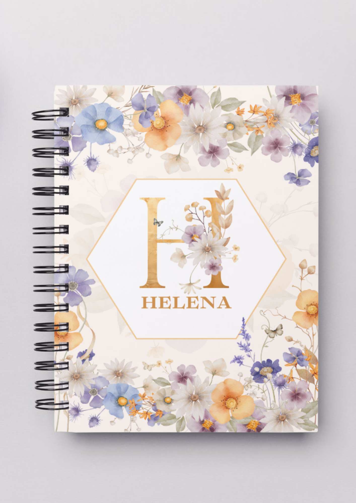 Planner Mensal A5 2026 - Floral