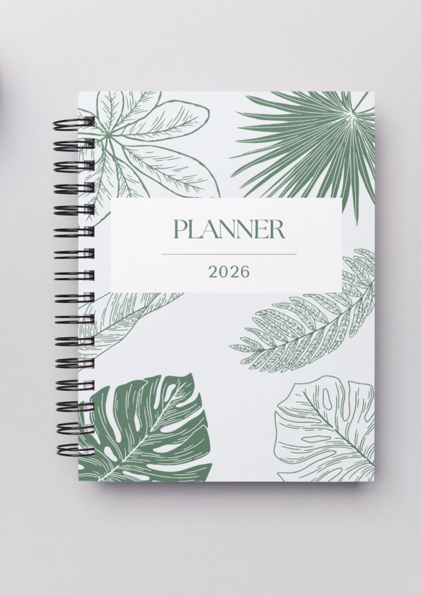 Planner Diário A5 2026 - Floral