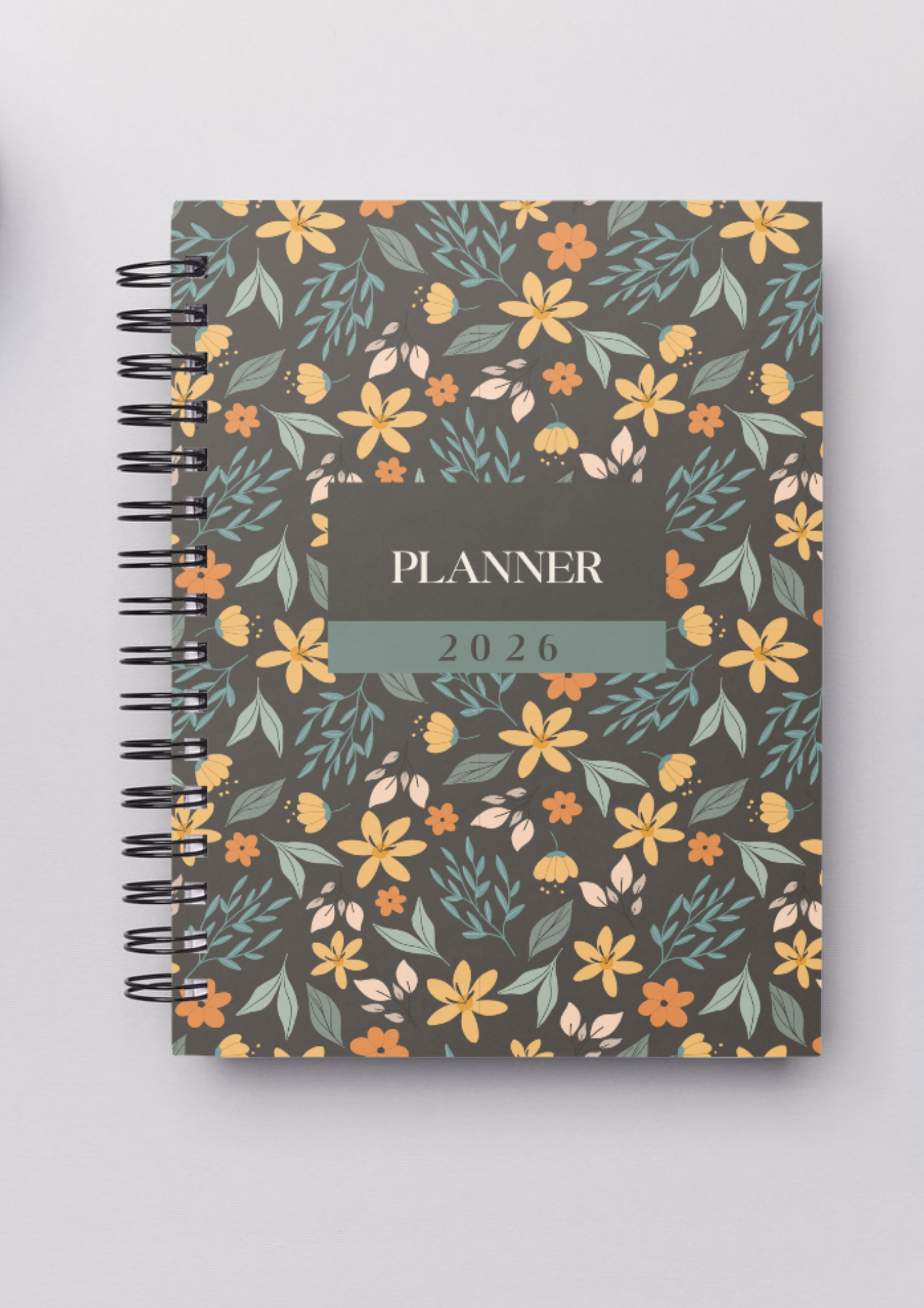 Planner Diário A5 2026 - Floral