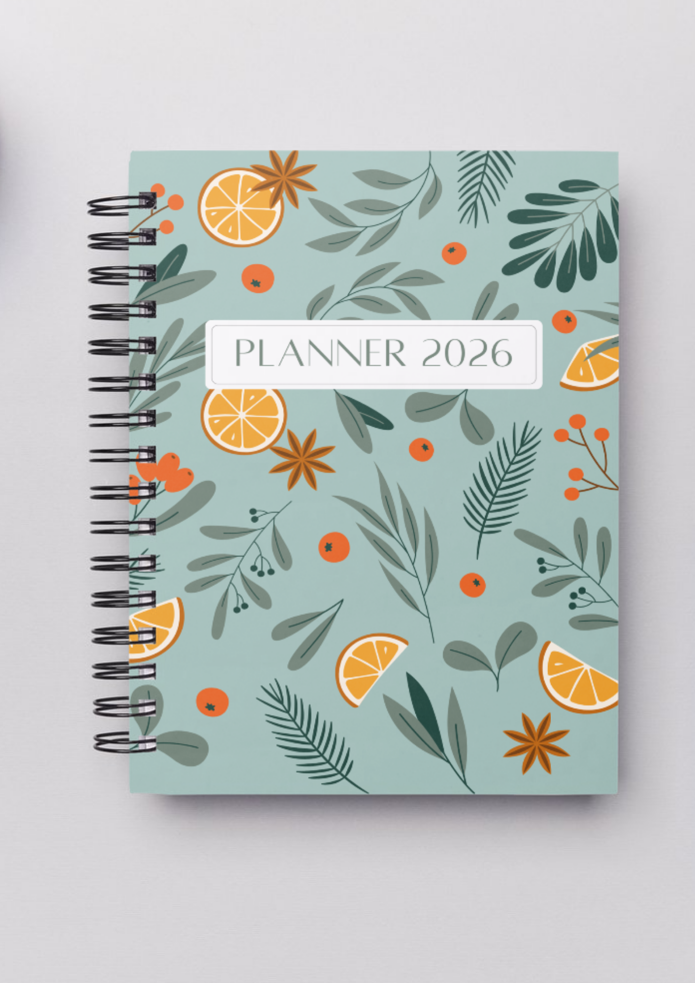 Planner Diário A5 2026 - Floral
