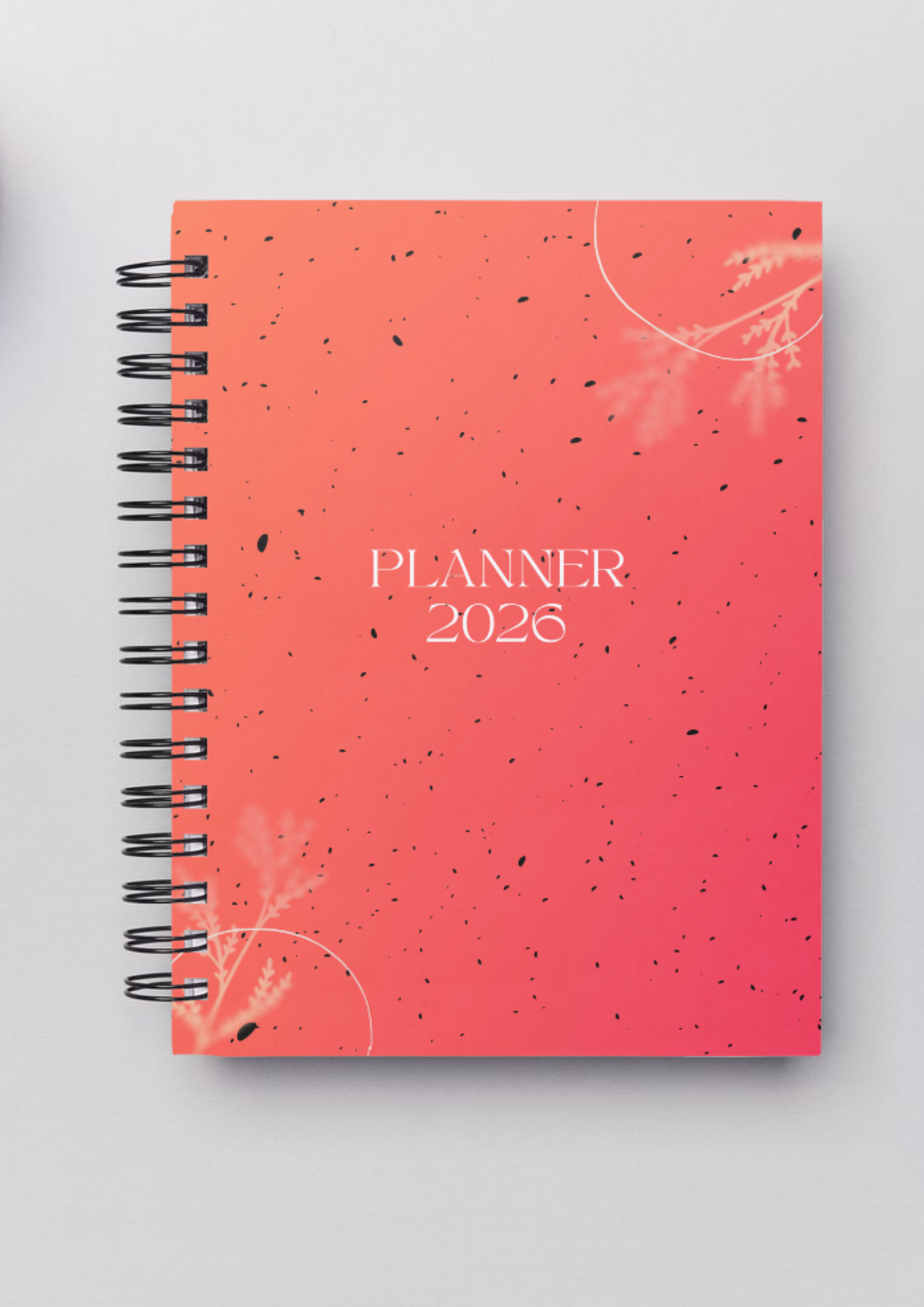 Planner Diário A5 2026 - Floral
