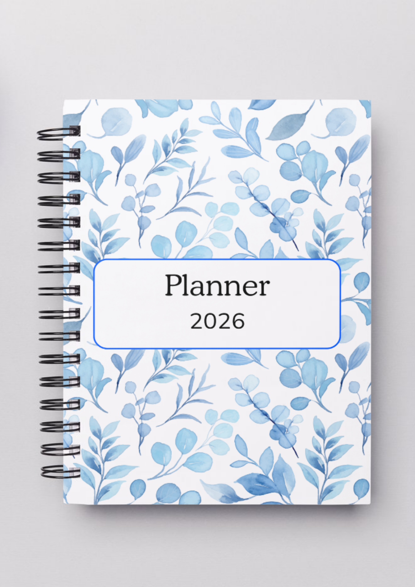Planner Mensal A5 2026 - Floral
