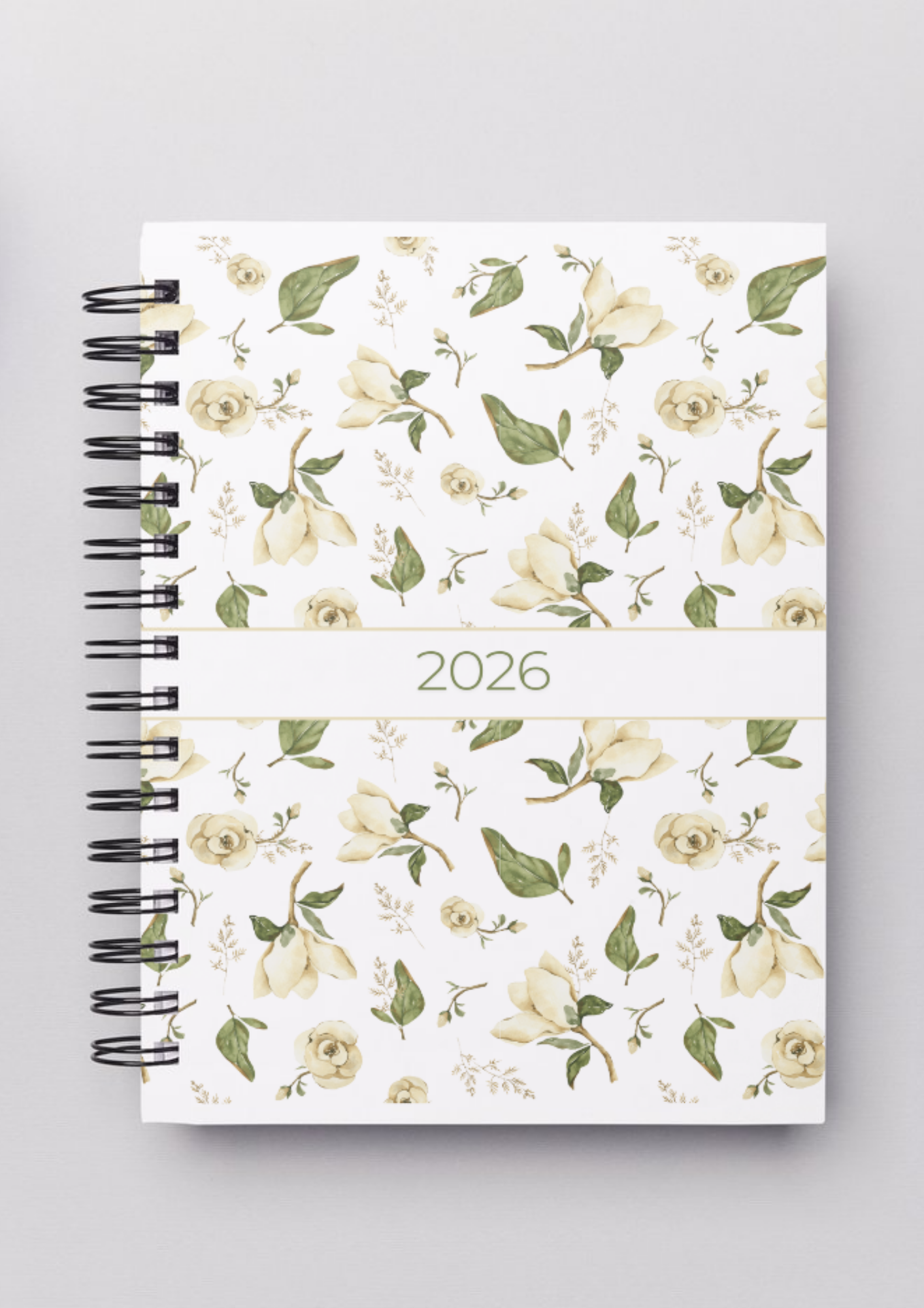 Planner Mensal A5 2026 - Floral