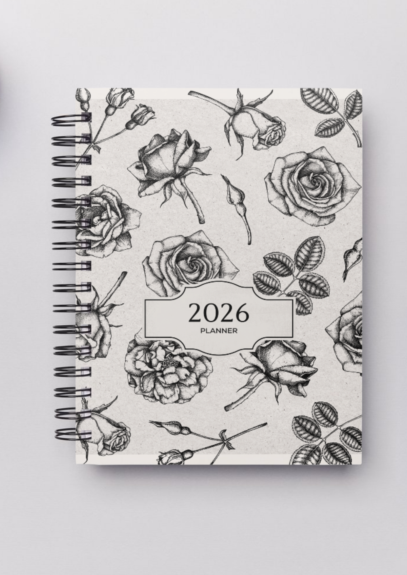 Planner Diário A5 2026 - Floral