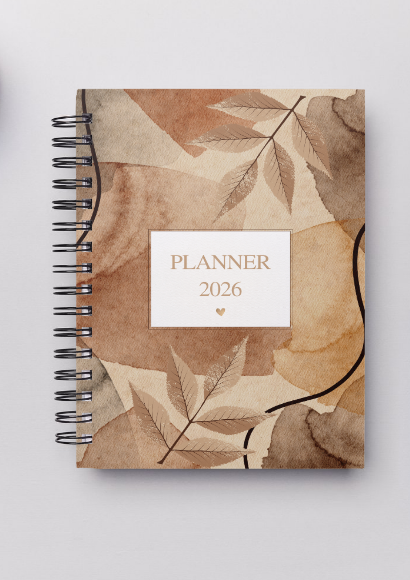 Planner Diário A5 2026 - Floral