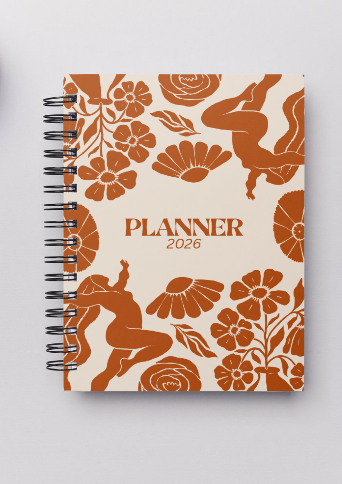 Planner Diário A5 2026 - Floral