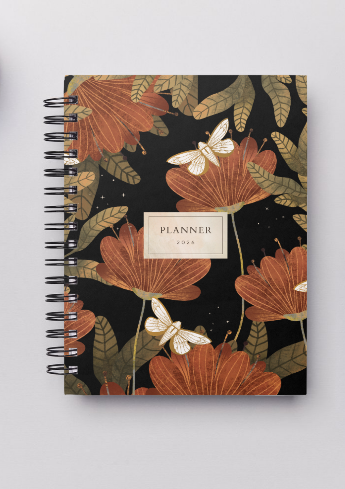 Planner Diário A5 2026 - Floral